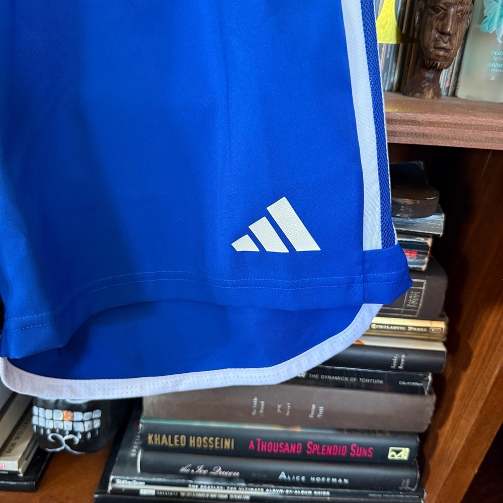 Adidas - Men's Royal Blue Athletic Shorts - size medium